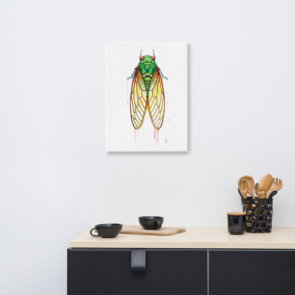 "Cicada" Canvas Print